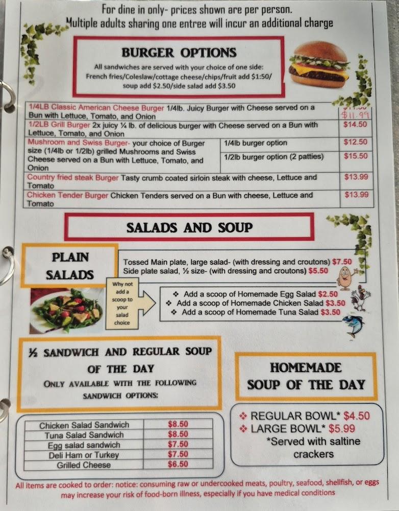 Minneola Grill Menu image 2